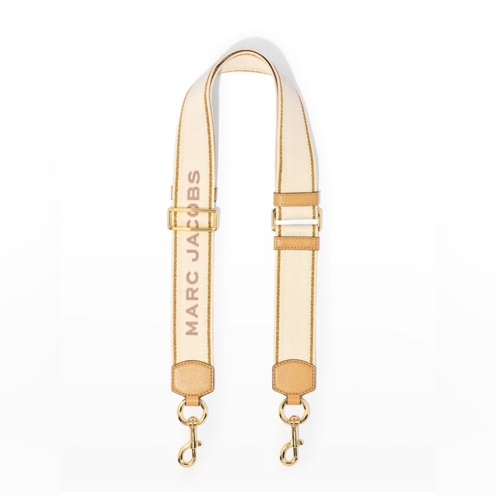 Marc Jacobs The Logo Webbing Strap - Camel